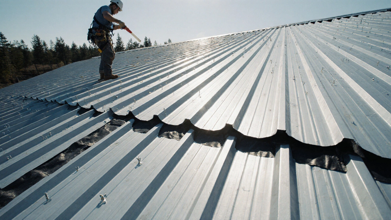 Монтаж профнастила: листы, крепёж, гидроизоляция под солнечным светом.