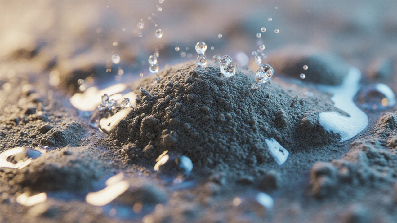 Зачем нужно заливать бетон водой: роль воды и правильный водоцементный баланс