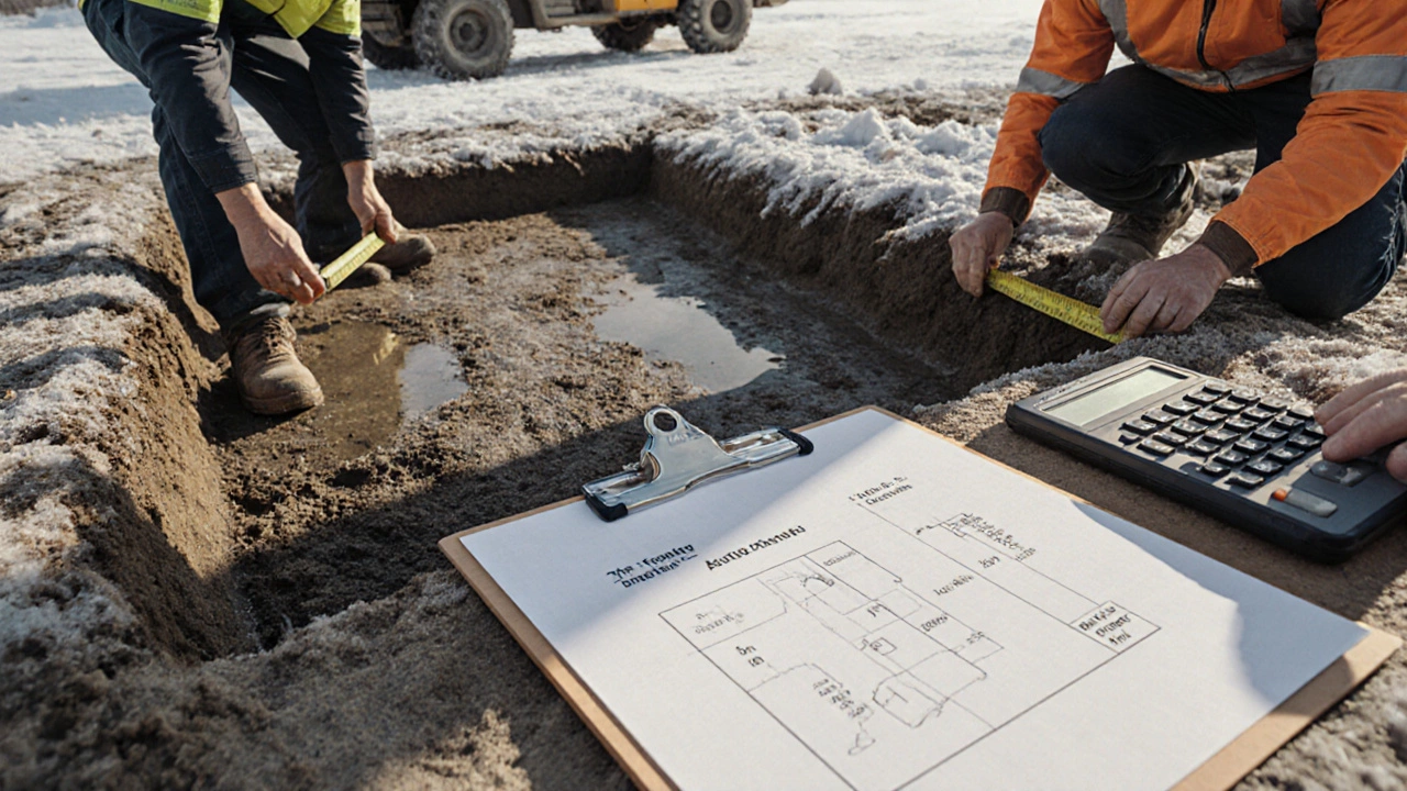 Как посчитать объем бетона для заливки фундамента: простая формула и примеры