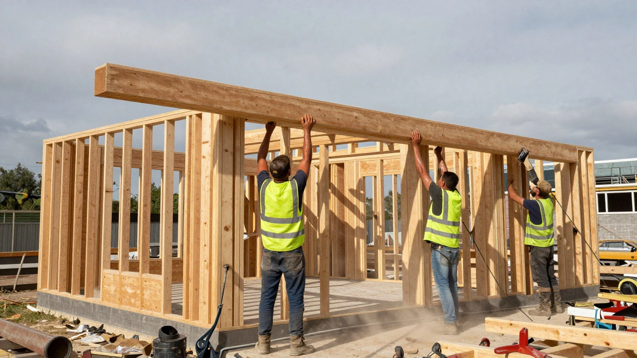 Какой этап строительства дома самый трудоемкий?