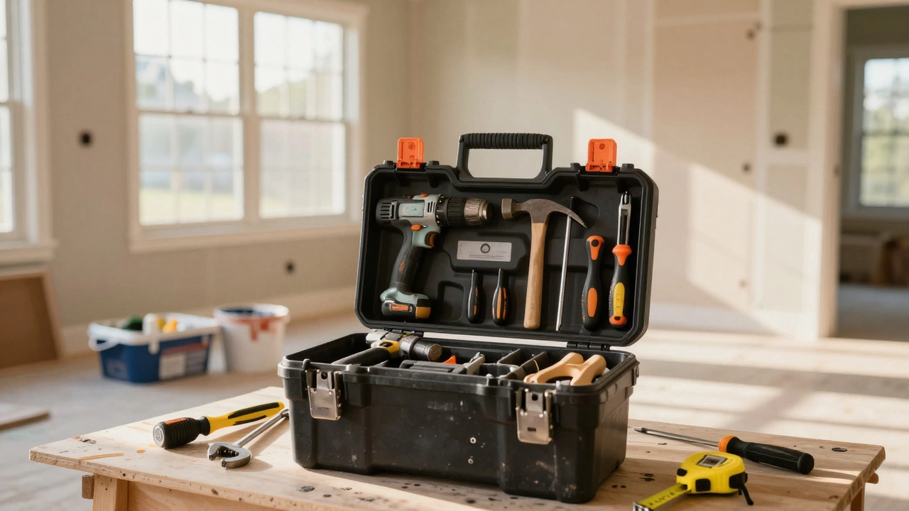 Домашний набор инструментов для ремонта квартиры