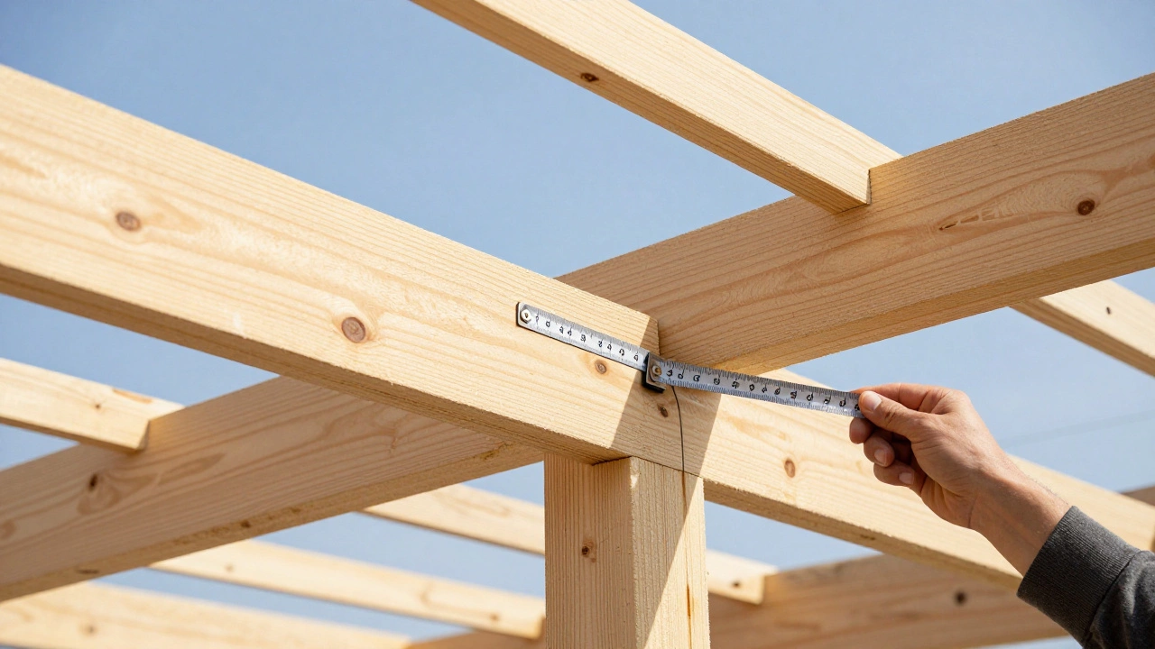 Расстояние между стропилами под профнастил: нормы, расчеты и ошибки